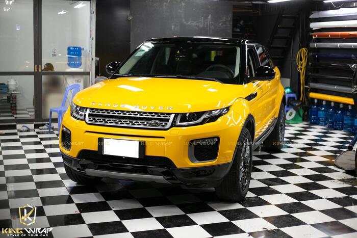 Dán decal xe oto đổi màu Ranger Rover Evoque