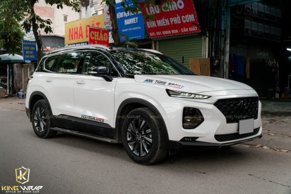 Decal dán nóc panorama oto Santafe