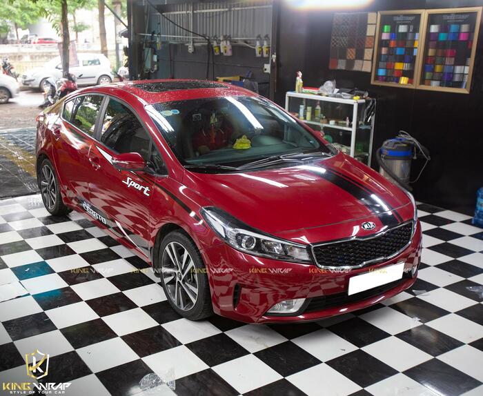 Dán decal tem xe oto KIA CERATO đẹp giá rẻ