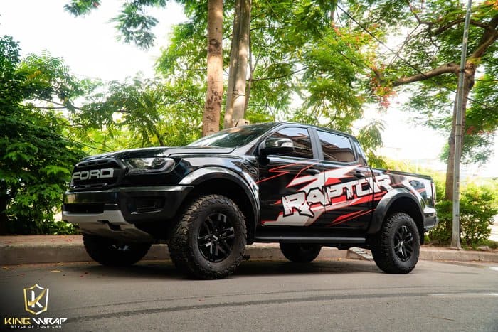 Dán tem xe oto tại Cầu Giấy Ranger Raptor