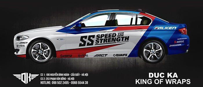 Tem xe oto sedan mới – 01