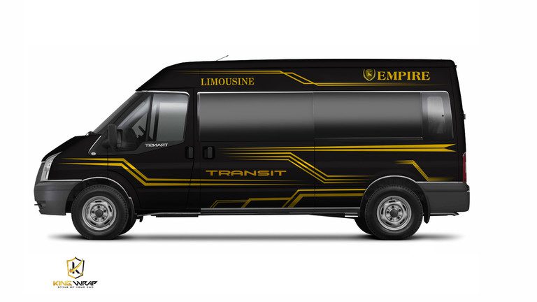 Mẫu Tem xe oto Ford Transit đẹp giá rẻ
