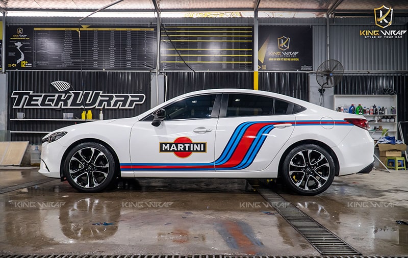 Tem xe Mazda 6 thể thao Martini TMD02