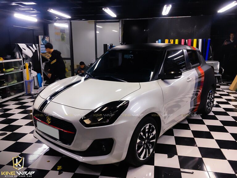 Dán tem xe oto Swift đẹp