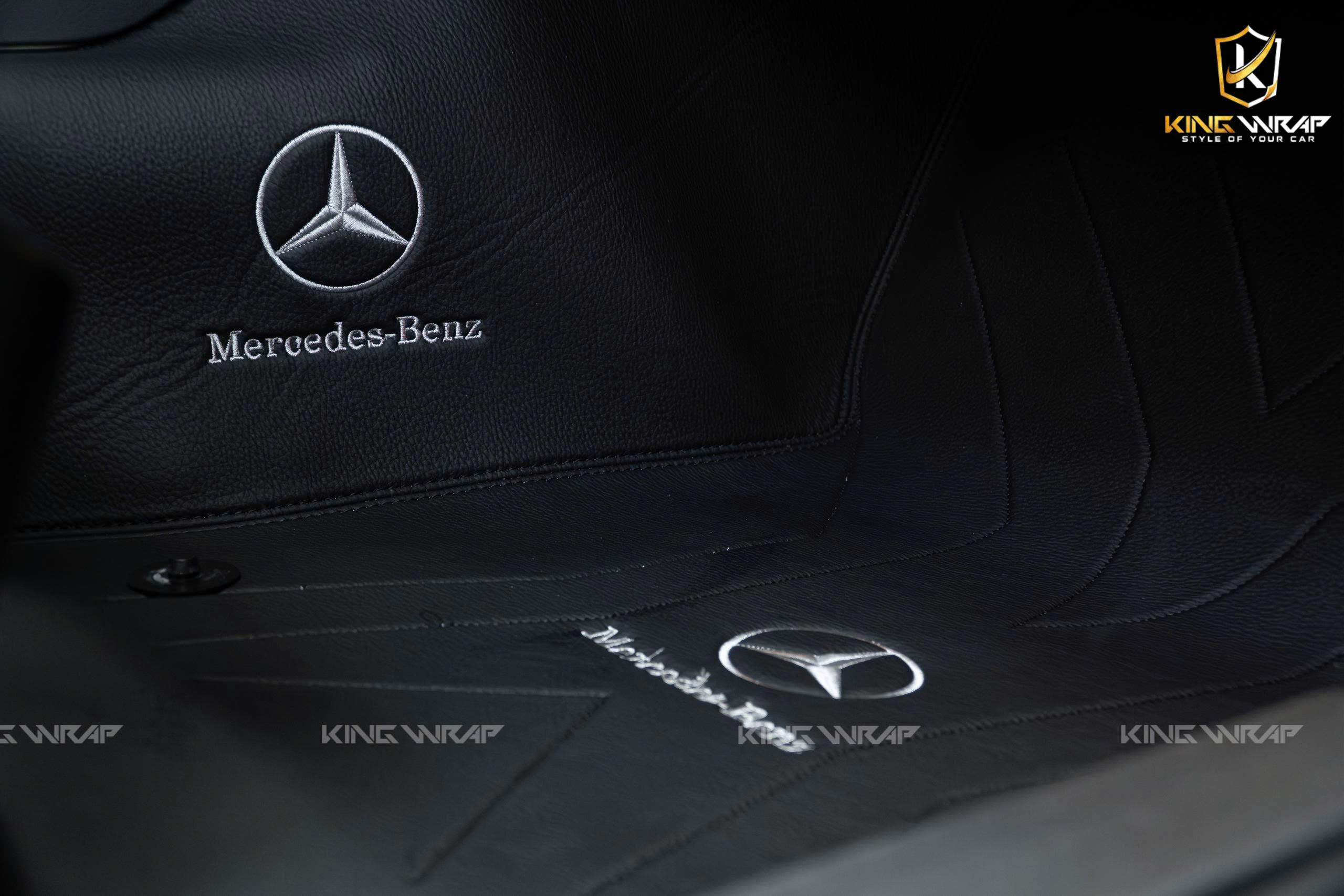 Nâng cấp Mercedes E250 với PPF đen Teckwrap, ghế da Nappa, vô lăng da bò Ý, thảm sàn Nappa