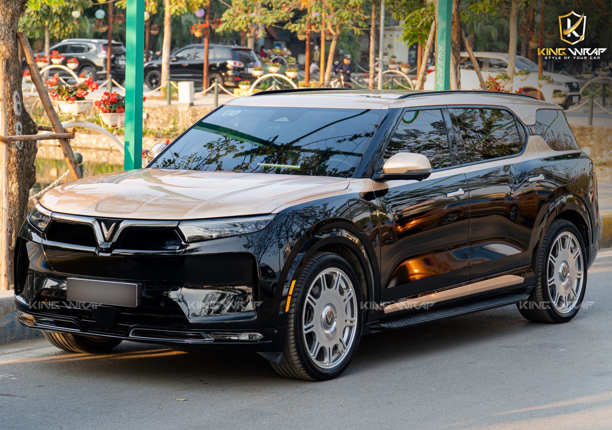 Dán Phong Cách Maybach VinFast VF9 Sang Trọng – Đẳng Cấp