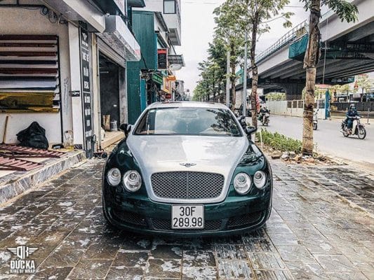 Dán Đổi Màu Xanh Bentley Tinh Tế – Thanh Lịch
