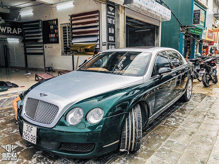 Dán decal đổi màu oto style Maybach siêu sang Bentley
