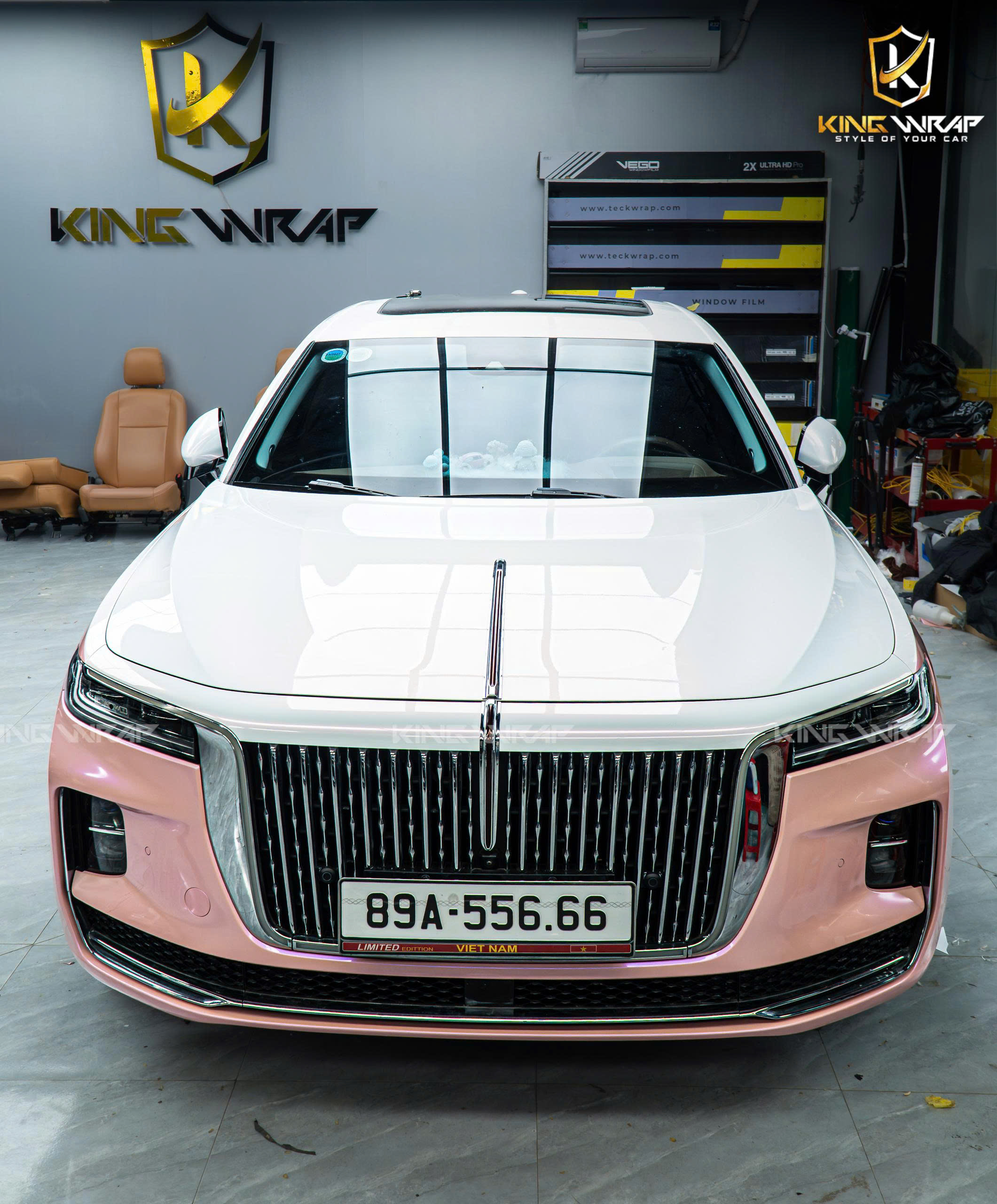 Dán đổi màu phong cách Maybach – Hongqi H9