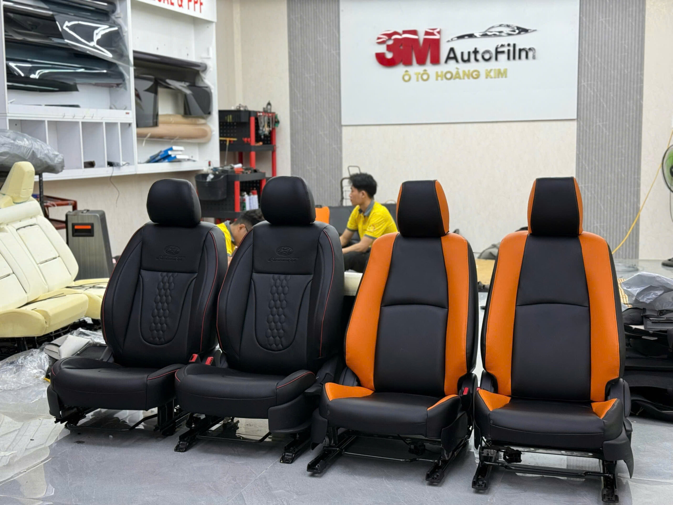 Quy trình bọc ghế da chuyên sâu tại KingWrap Nghệ An