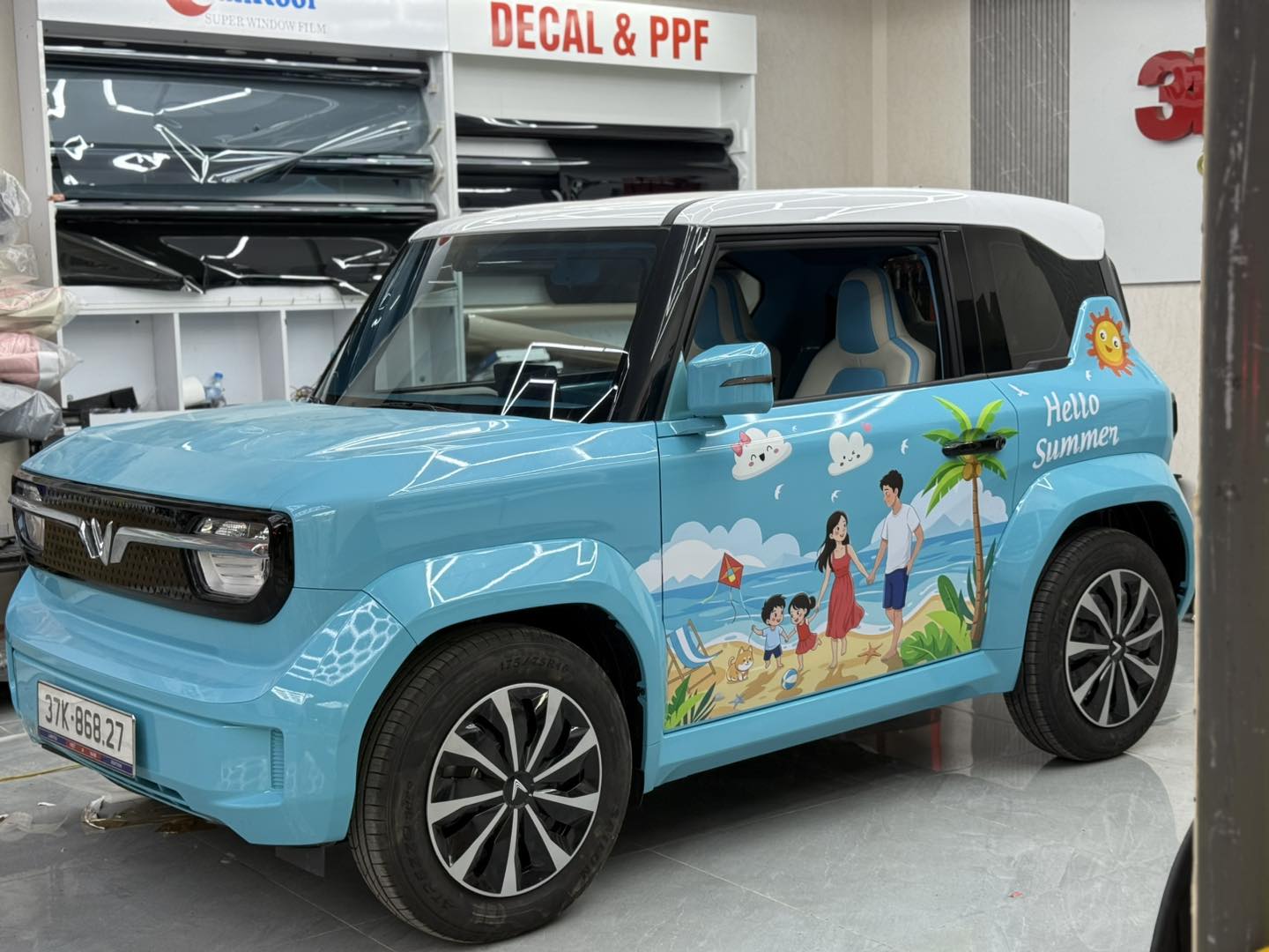 Wrap Đổi Màu VinFast VF3 Nghệ An