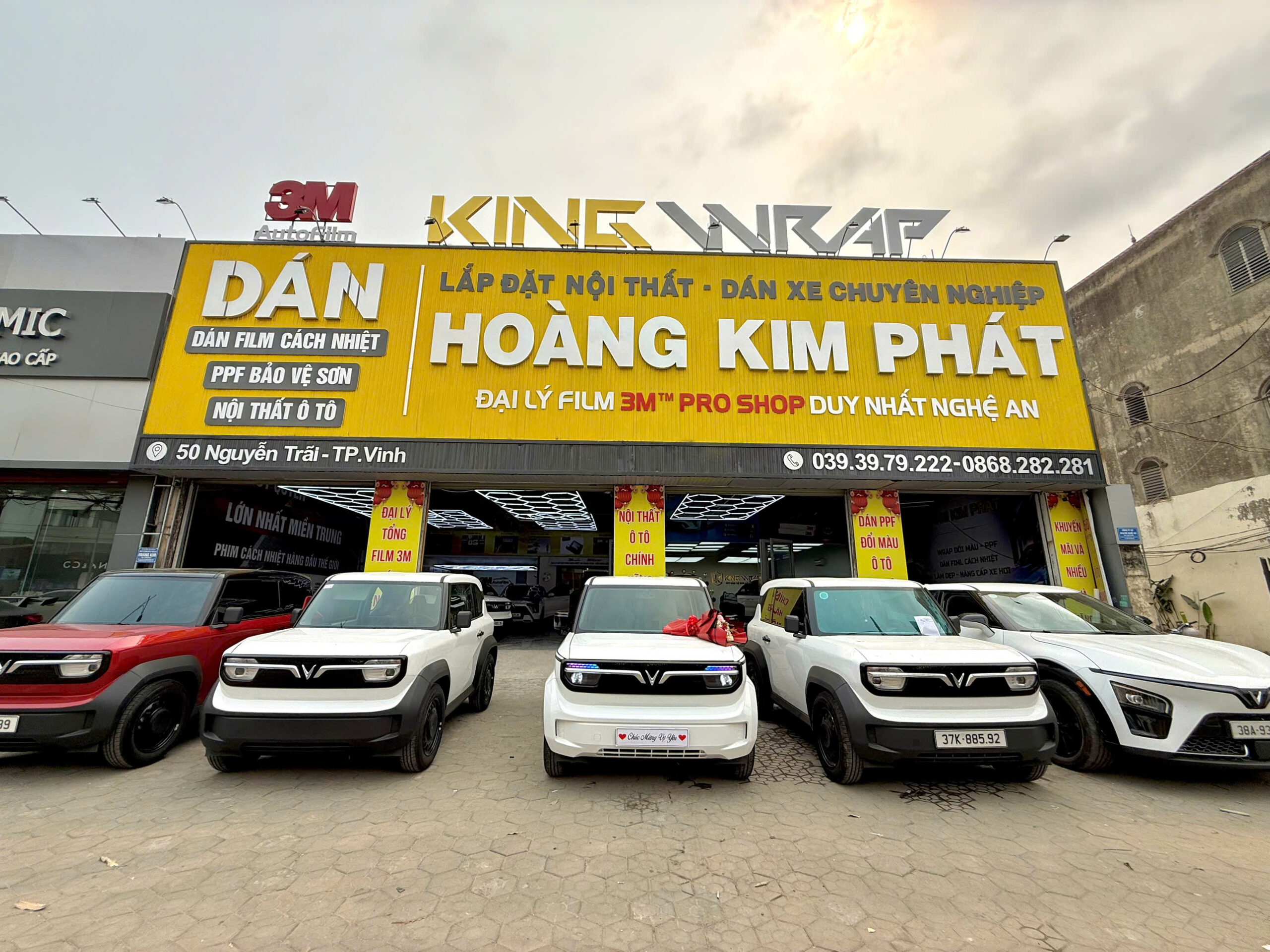Địa Chỉ Wrap Đổi Màu VinFast VF3 Nghệ An